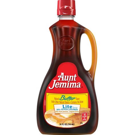 Aunt Jemima Syrup Butter Lite 24oz BTL | Garden Grocer