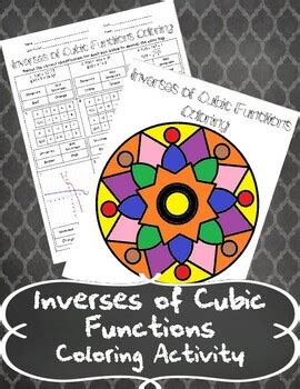 Inverses Of Cubic Functions Coloring Activity Ar C By Jstalling