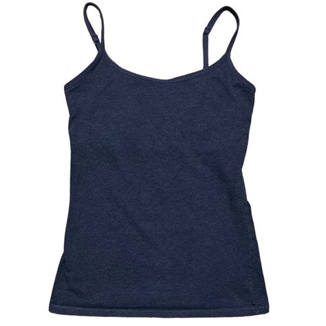 Pact Tops Pact Organic Cotton Camisole Tank Top With Built In Shelf