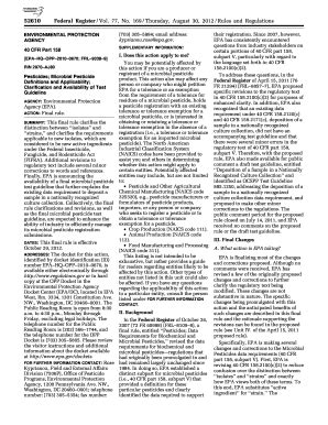 Fillable Online Gpo Fr Pesticides Microbial Pesticide