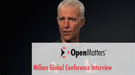 Milken Global Conference Interview YouTube