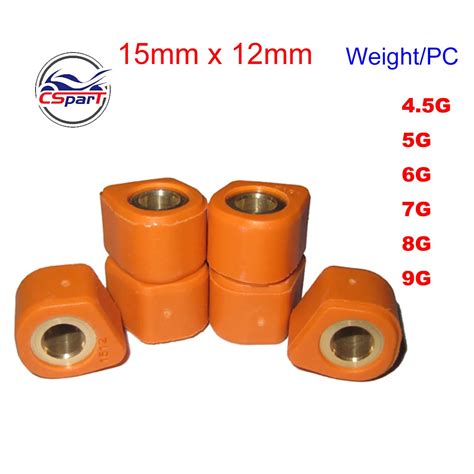 Polygon 15x12 4g 5g 6g 7g 8g 9g Varia Tor Roller Slider Gewicht