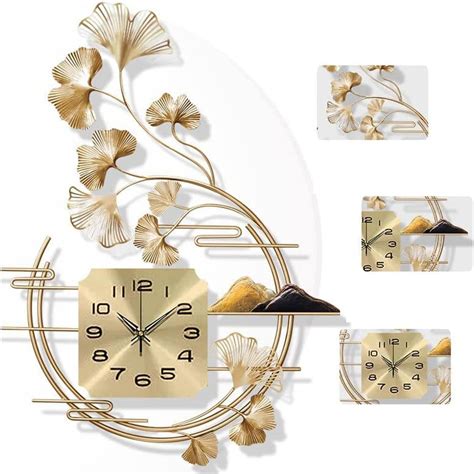 Half Circle Tower Leaf Clock – Karigar