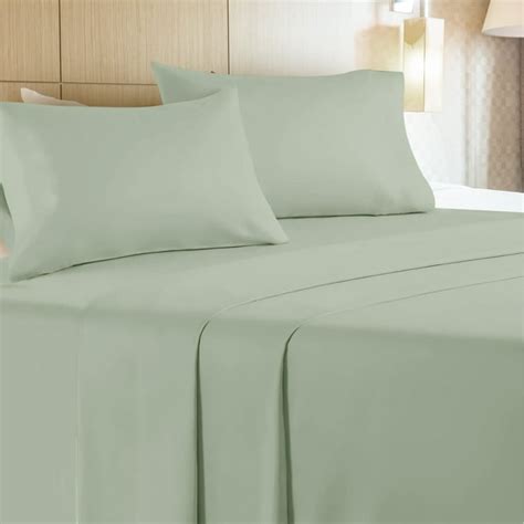 Leluxe Home Full Sheet Set of 4-100% Microfiber Full Size Bed Sheets ...