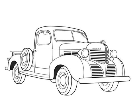 Pick Up Truck Coloring Pages