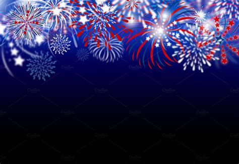 Fireworks Background Illustrations Creative Market