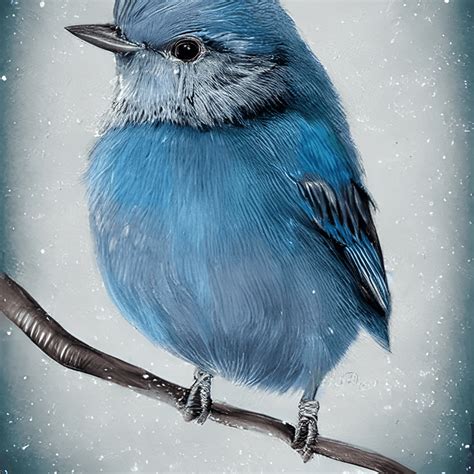 Cute Blue Bird Nursery Art · Creative Fabrica