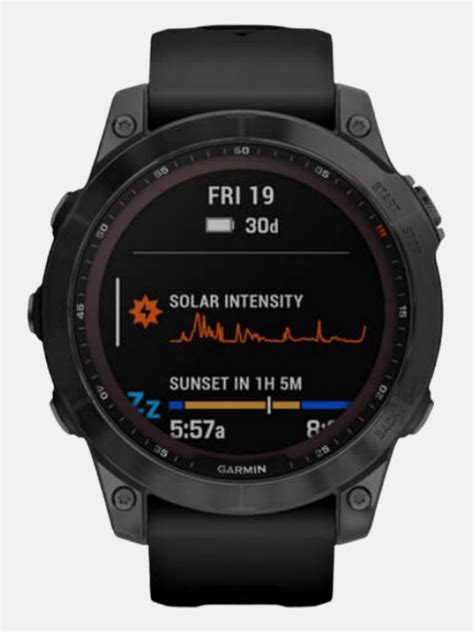 Garmin Fenix Sapphire Solar Black Dlc Titanium Gps E Cardio