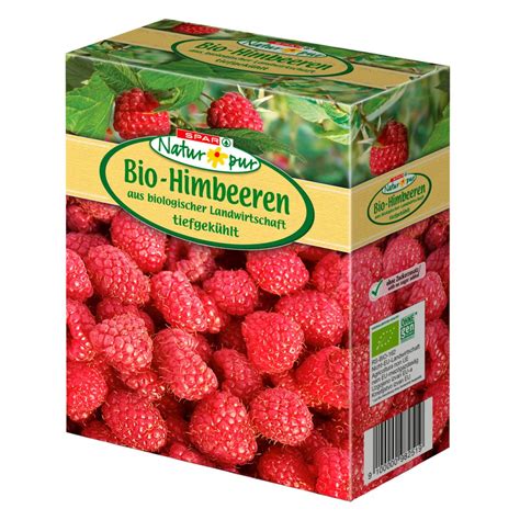 SPAR Natur pur Bio Himbeeren tiefgekühlt 250 G online kaufen INTERSPAR