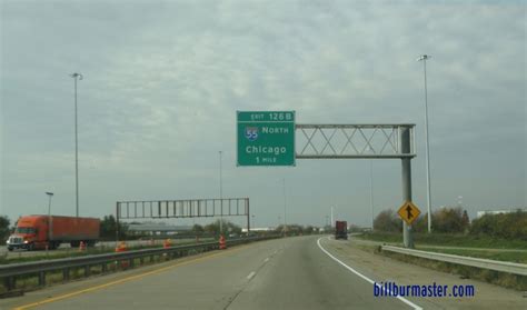 WB I-80 one mile from I-55. (November, 2011)