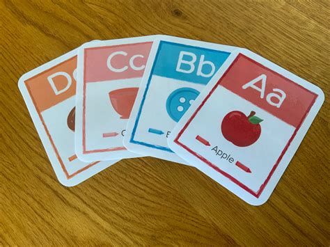 Alphabet Flashcards ABC Flashcards Homeschool Toddler - Etsy