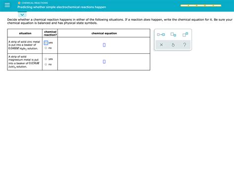 Answered O Chemical Reactions Predicting Whether Bartleby