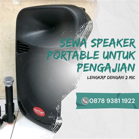 Sewa Speaker Portable Full Set Elektronik Audio Di Carousell