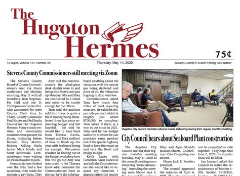 May 14 2020 Hugoton Hermes News