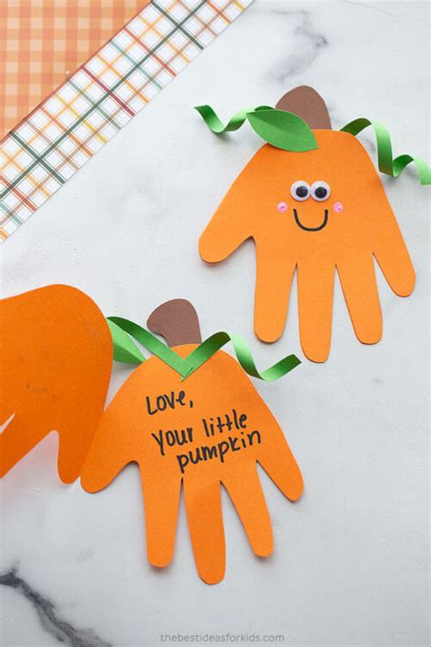 Pumpkin Handprint The Best Ideas For Kids