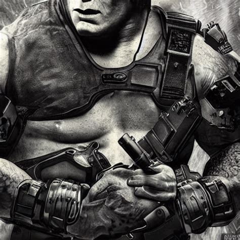 Krea Ai Brock Lesnar As Chris Redfield Artstation Hall Of