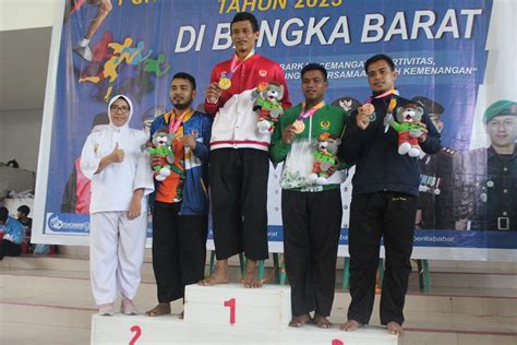 Tim Pencak Silat Pangkalpinang Berhasil Peroleh 11 Medali Di Porprov VI