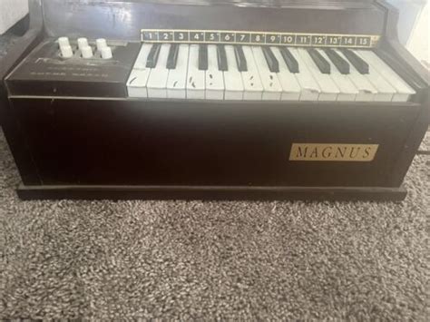 Magnus Electric Chord Organ Model 300 Made In USA Works Well Vintage EBay