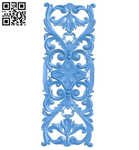 Pattern Decor Design A004971 STL Files for CNC Wood Carving