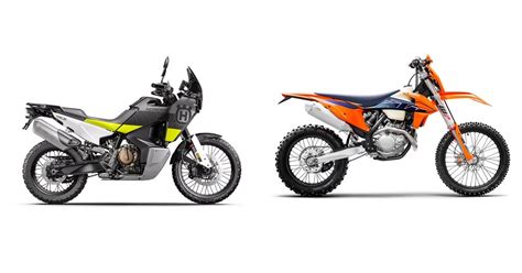 Motorrad Vergleich Husqvarna Norden 901 2022 Vs KTM 500 EXC F 2022