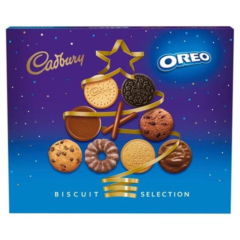 Cadburys And Oreo Christmas Biscuit Assortment 500g Tesco Groceries