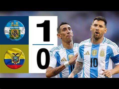 Argentina vs Ecuador 1 0 Hіghlіghts All Goals 2024 argentina ecuador