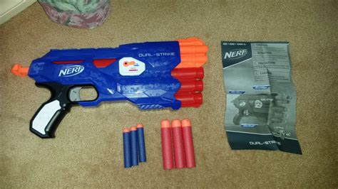 Outback Nerf: Review: Nerf Elite Dual-Strike (grey trigger)