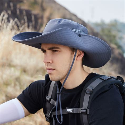 Homme Femme Bob Chapeau de pêche Chapeau de Randonnée Chapeau de boonie