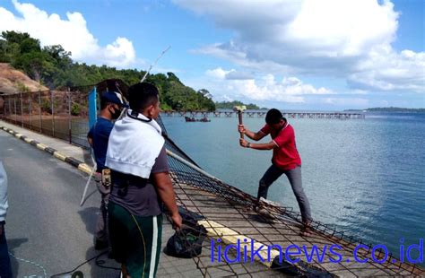 Meskipun Belum Dianggarkan Dishub Lingga Kereatif Perbaiki Pagar