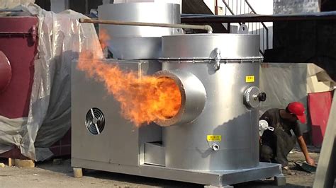 1200000kcal New Model Energy Saving Biomass Wood Chips Burner YouTube