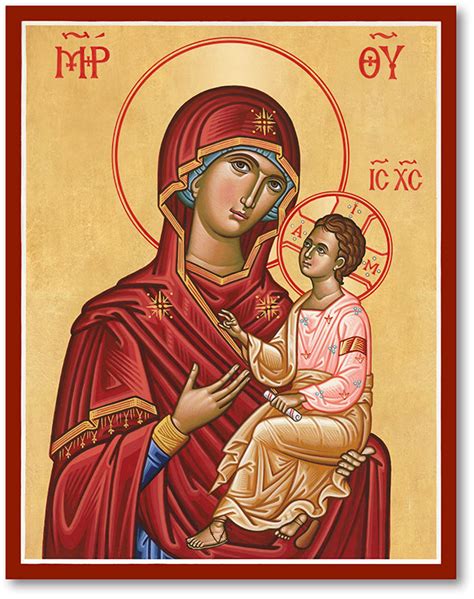 Blessed Virgin Mary Icons: Virgin and Child Icon | Monastery Icons