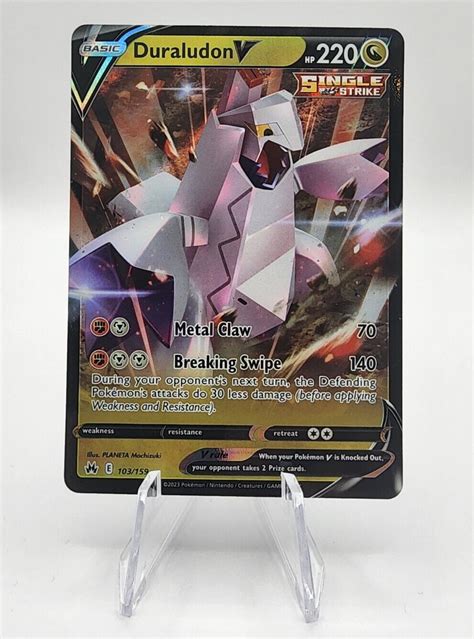 Pok Mon Tcg Duraludon V Crown Zenith Holo Ultra Rare Ebay