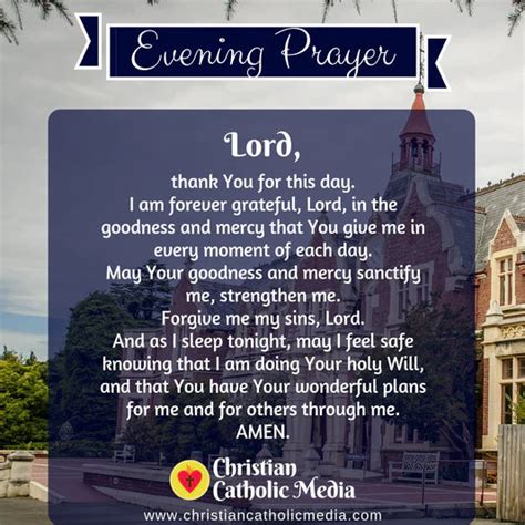 Catholic Evening Prayer Christian Catholic Media