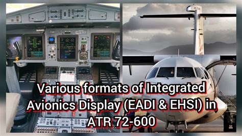 Various Format Of Integrated Avionics Display Eadi Ehsi In Atr