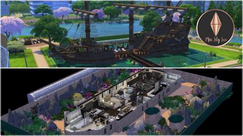 Underwater Ship Home Sims 4 Speed Builds YouTube