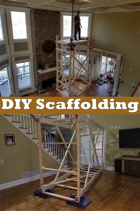 5 Homemade DIY Scaffolding Ideas - DIYsCraftsy