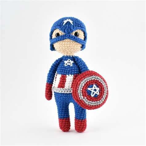 Captain America Crochet Pattern PDF Digital Download - Etsy