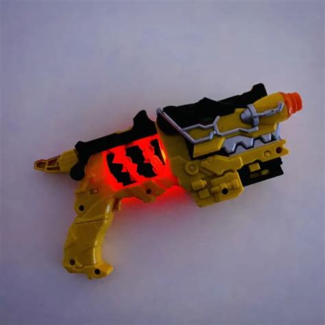 Mmpr Power Rangers Dino Charge Morpher Pistola Blaster Giallo Raro Eur