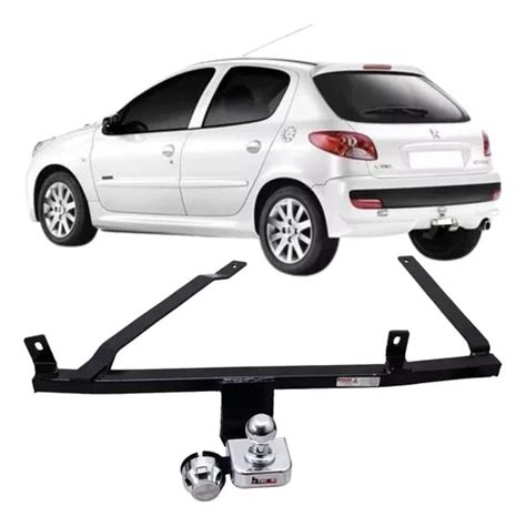 Engate Reboque Fixo Peugeot 207 08 15 Cap carga 450kg Frete grátis