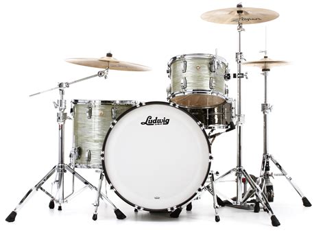 Ludwig Classic Maple Pro Beat 3 Piece Shell Pack Olive Oyster