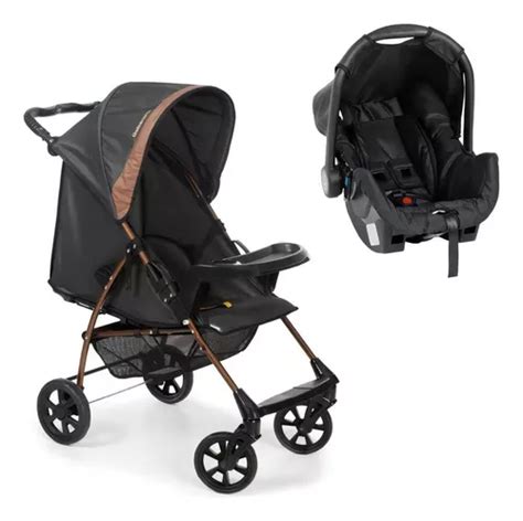 Cochecito de bebé Romano Baby Comfort negro cobre Galzerano