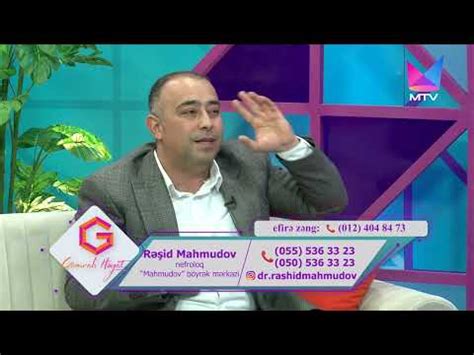 Gümrah Həyat MTV də Rəşid Mahmudov 10 10 2023 YouTube