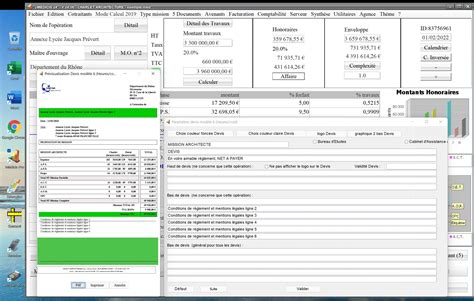 Nouveau Logiciel De Proposition Et De Facturation Des Honoraires De