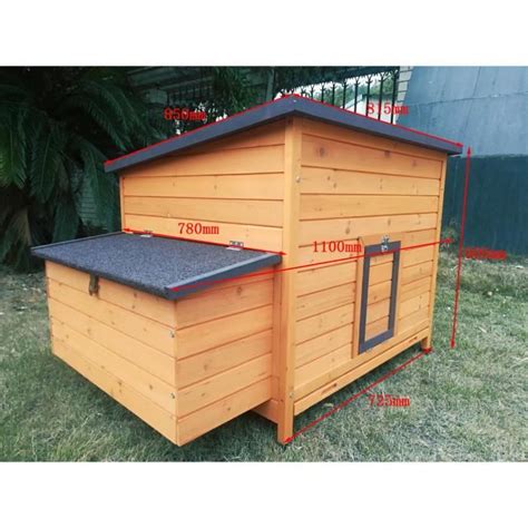 Poulailler Sussex L 4 À 6 Poules Bois Fsc Toit Shingle Noir Cdiscount