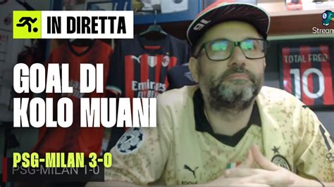 PSG MILAN 3 0 La REAZIONE Dei TIFOSI MILANISTI E Dei Gufi Al GOAL DI