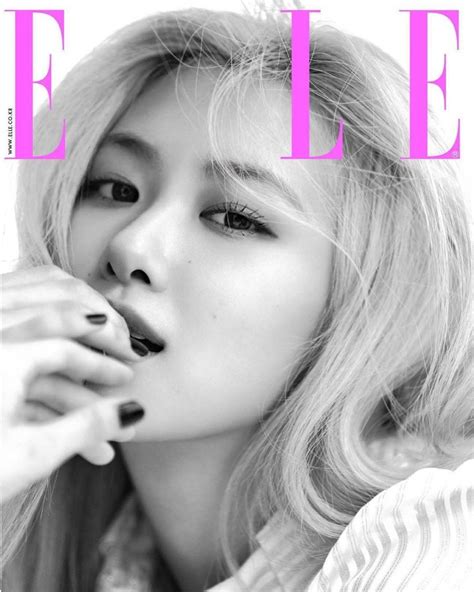 Blackpinks Rosé Captivates As The July Cover Model Of Elle Allkpop