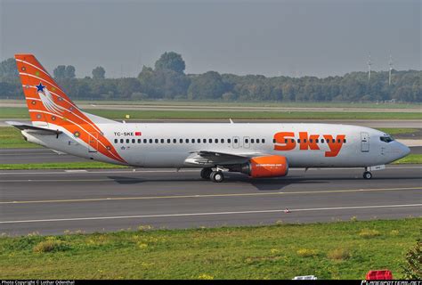 TC SKE Sky Airlines Boeing 737 4Q8 Photo By Lothar Odenthal ID 219053