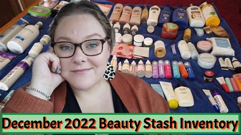 Year End Beauty Stash Inventory Vlogmas Day Youtube