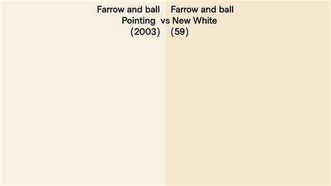 Farrow And Ball Pointing Vs New White Side By Side Comparison