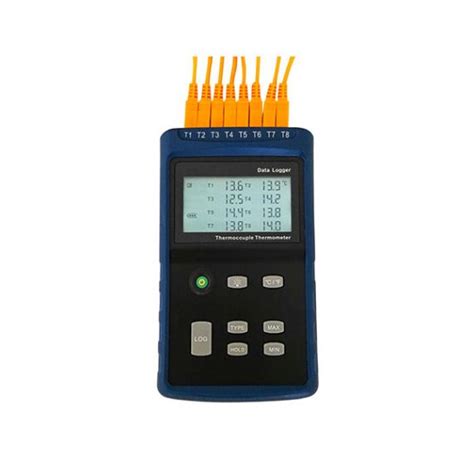 8 Channels Thermocouple Thermometer Data Logger Instrument Devices